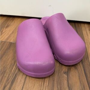 Free People Purple Slip-On Clog Mules